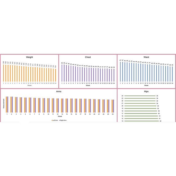 Fitness Tracker - Emiko (Excel)