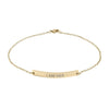 I Am Her Curved Bar Anklet