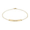 I Am Her Curved Bar Anklet