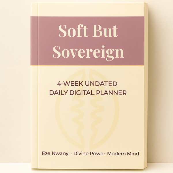 Soft But Sovereign — 4-Week Undated Daily Digital Planner