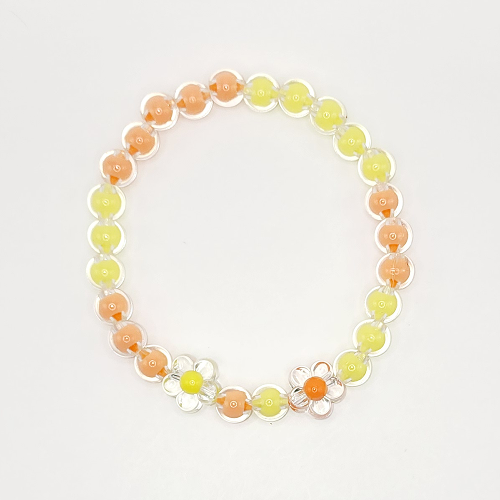 Over The Rainbow Beaded Stretch Bracelet