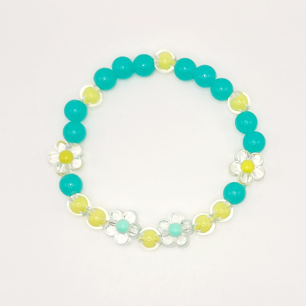 Over The Rainbow Beaded Stretch Bracelet