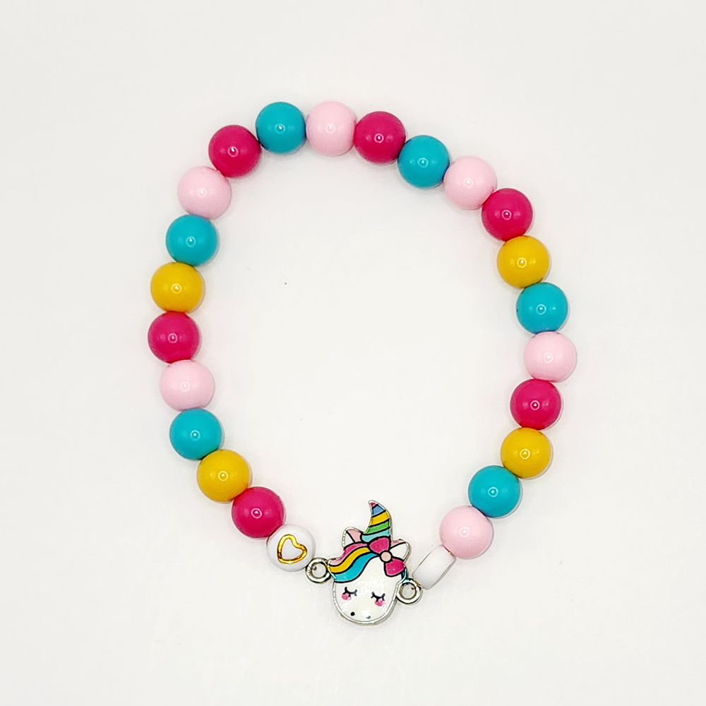 Over The Rainbow Beaded Stretch Bracelet