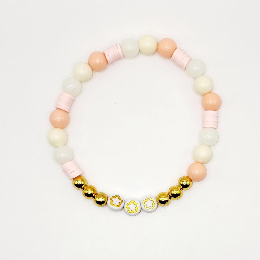 Over The Rainbow Beaded Stretch Bracelet