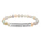 Crowned Within Stretch Beaded Bracelet