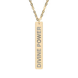 Divine Power Bar Necklace