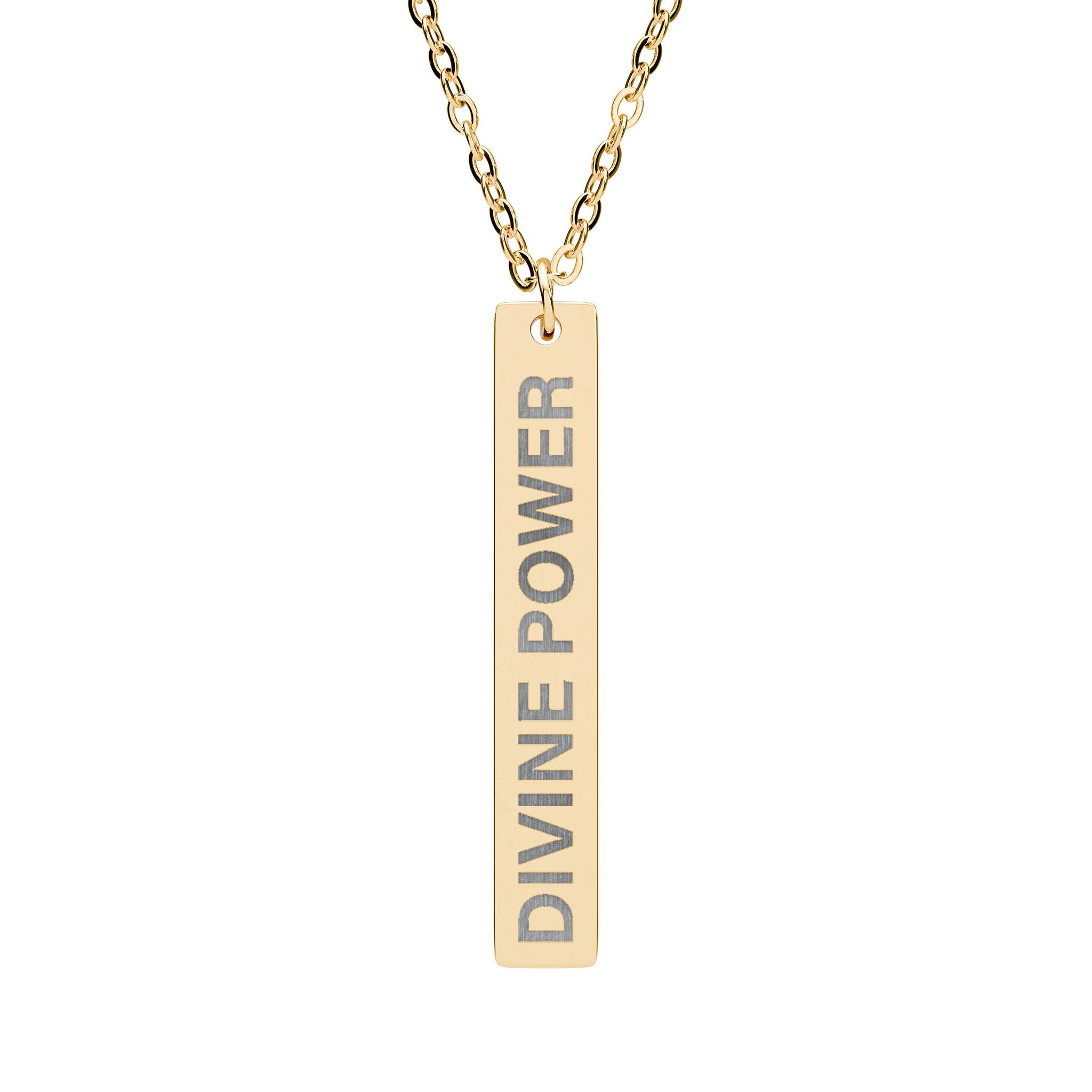 Divine Power Bar Necklace