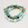 Meet Me At The Beach Beaded Stretch Bracelet - Kawaii Kueens