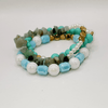 Meet Me At The Beach Beaded Stretch Bracelet - Kawaii Kueens