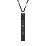 Personalized Engraved Bar Necklace