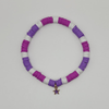 Lavender Clay Beaded Stretch Bracelet - Eze Nwanyi