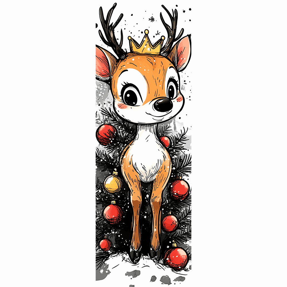 Christmas Reindeer Bookmark