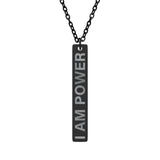I Am Power Bar Necklace