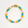 Over The Rainbow Beaded Stretch Bracelet - Eze Nwanyi