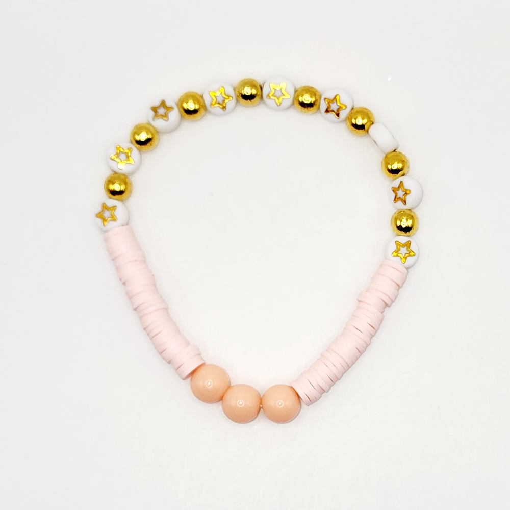 Over The Rainbow Beaded Stretch Bracelet