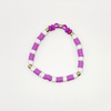 Lavender Luxe Beaded Stretch Bracelet - Eze Nwanyi