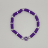 Lavender Clay Beaded Stretch Bracelet - Eze Nwanyi