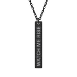 Watch Me Rise Bar Necklace