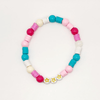 Over The Rainbow Beaded Stretch Bracelet - Eze Nwanyi