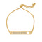 Crowned Within Heart Bar Bracelet