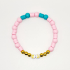 Over The Rainbow Beaded Stretch Bracelet - Eze Nwanyi