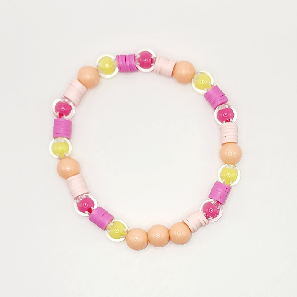 Over The Rainbow Beaded Stretch Bracelet