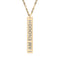 I Am Enough Bar Necklace