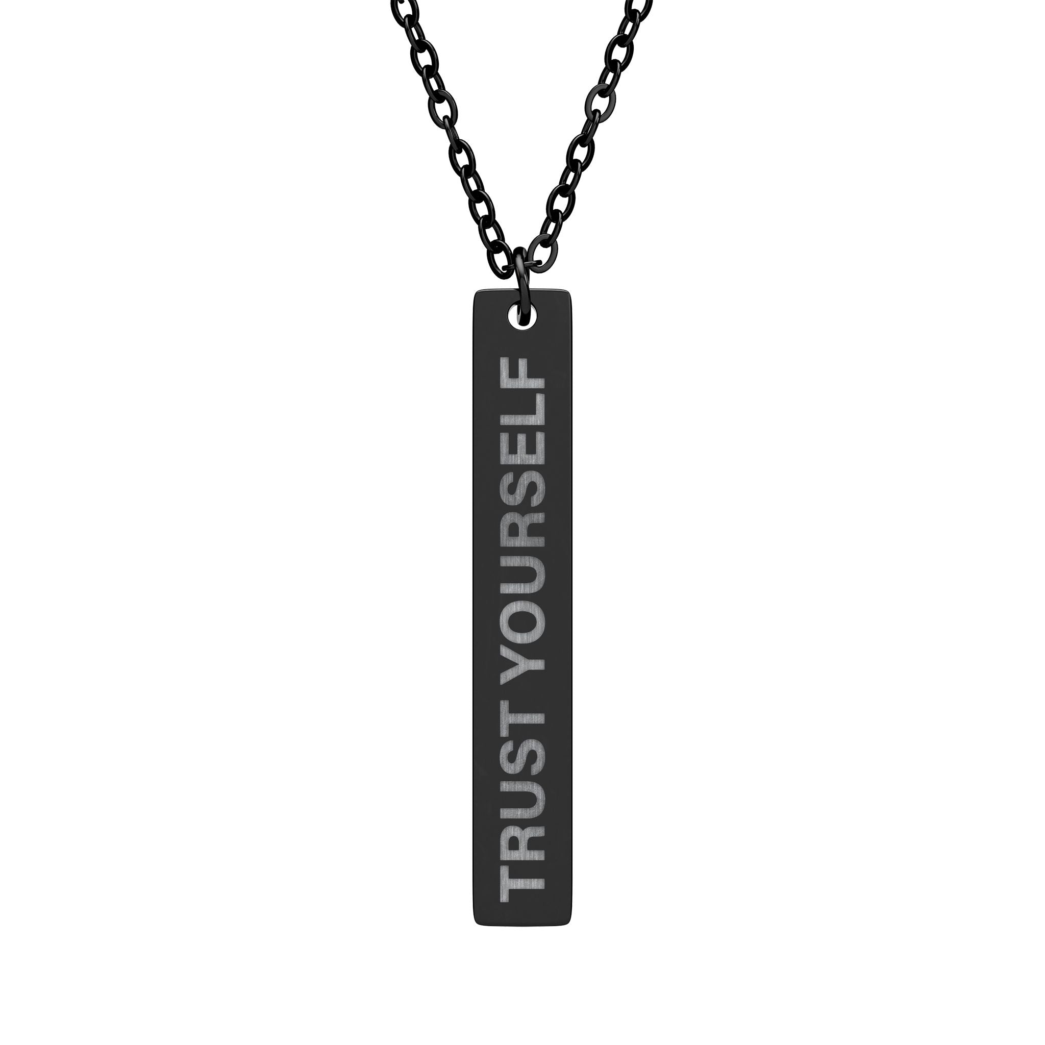 Trust Yourself Bar Necklace