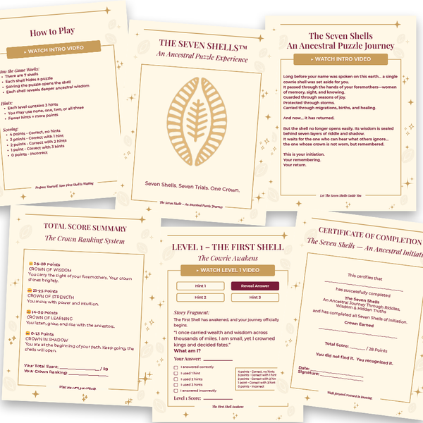 The Seven Shells™ | An Ancestral Puzzle Experience