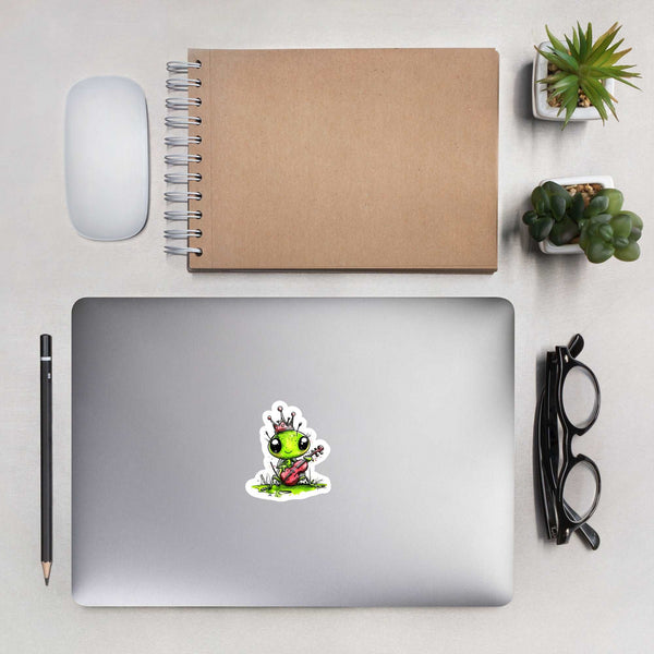 Grasshopper Melodies Bubble-Free Sticker