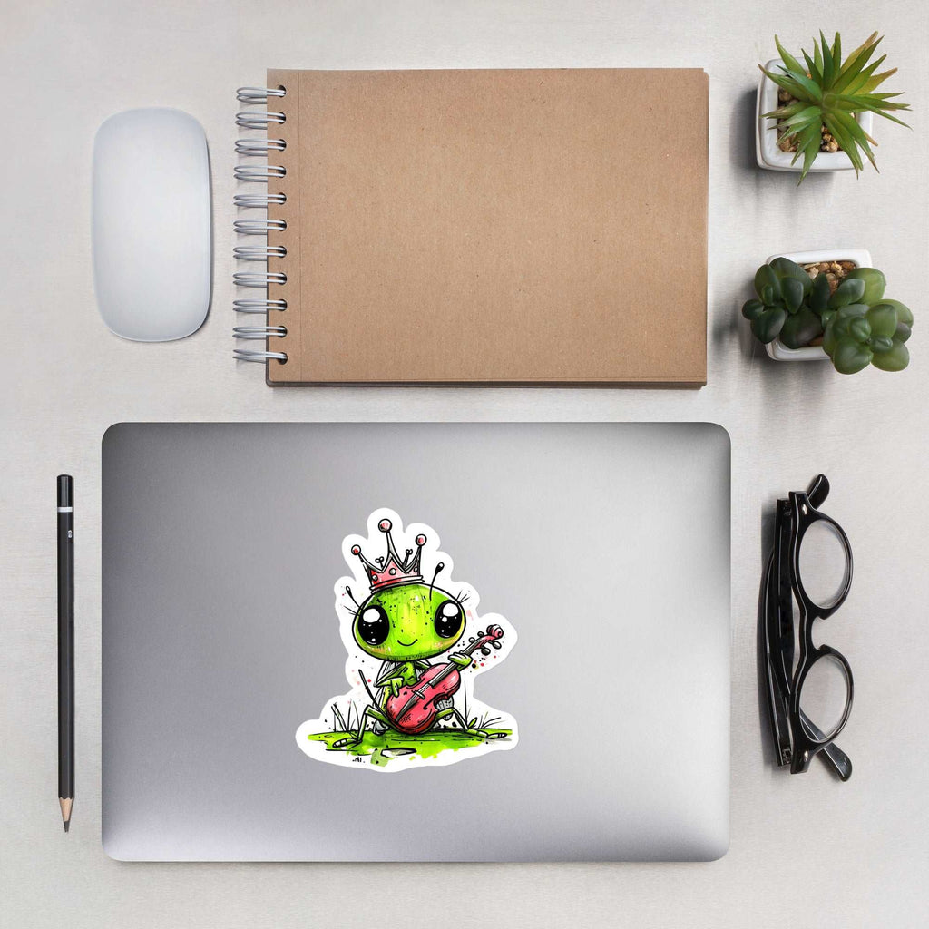 Grasshopper Melodies Bubble-Free Sticker