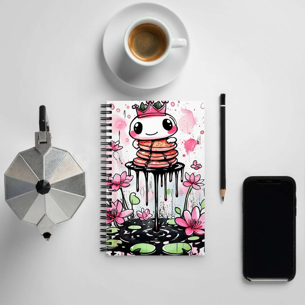 Sticky Frog Spiral Notebook