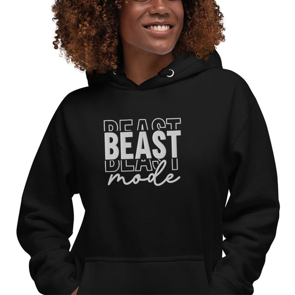 Beast Mode Embroidered Unisex Hoodie