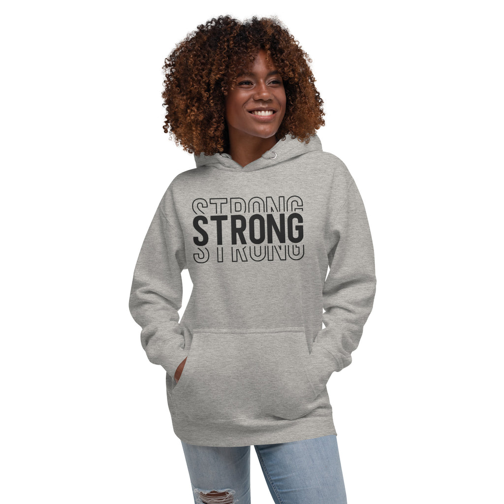 Strong Embroidered Unisex Hoodie