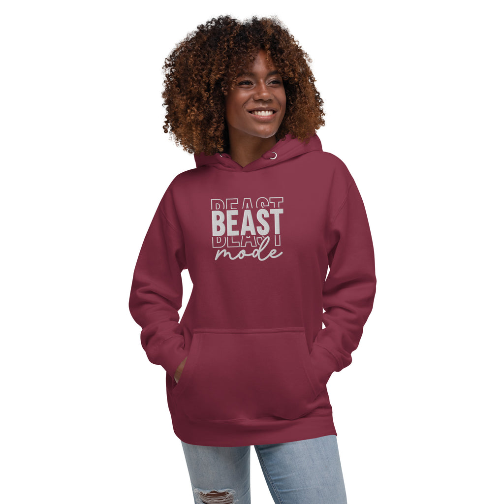 Beast Mode Embroidered Unisex Hoodie