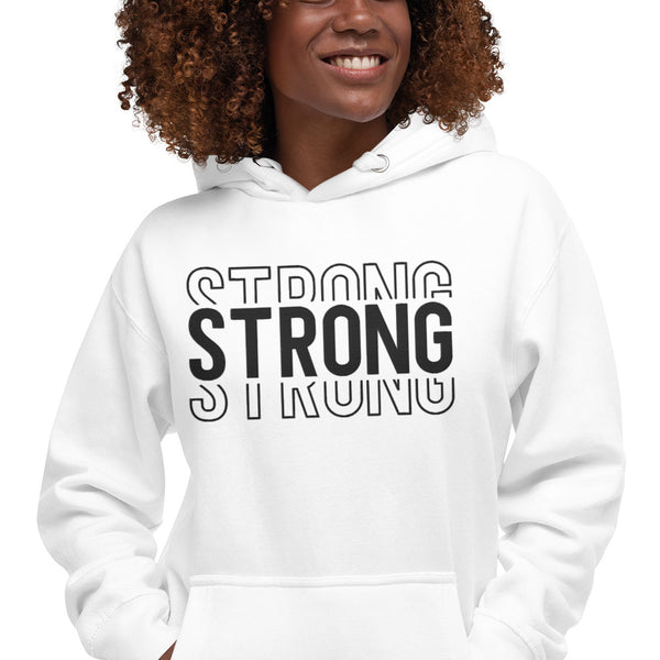 Strong Embroidered Unisex Hoodie