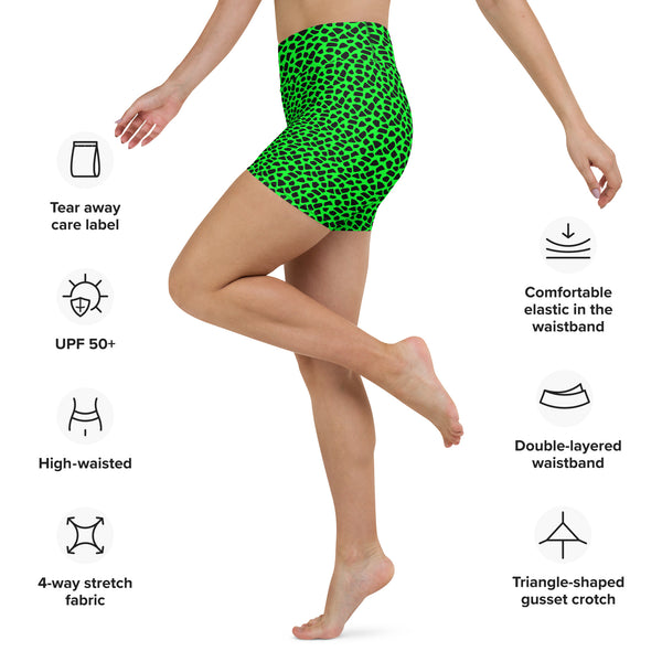 Luscious Lime Yoga Shorts