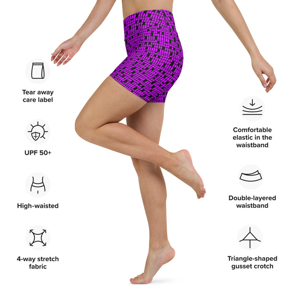 Vicious Violet Yoga Shorts